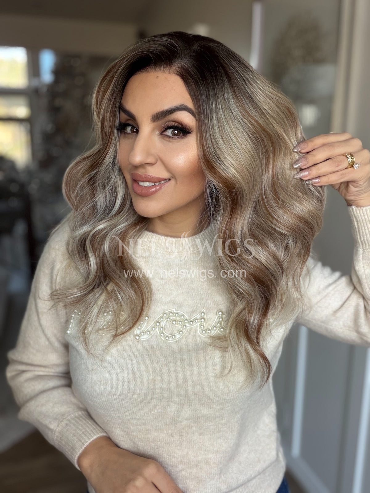 Leah 01 - Creamy Blonde and Subtle Red Copper Mix