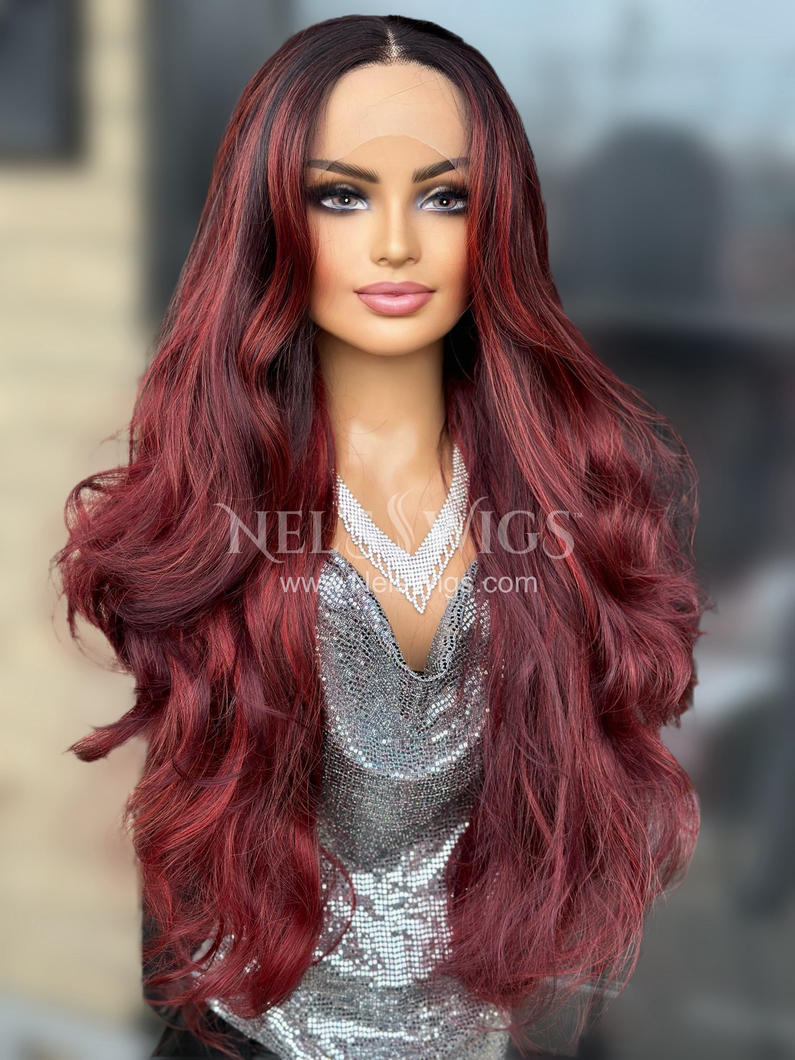 Hope - Red with Highlights - FINAL SALE