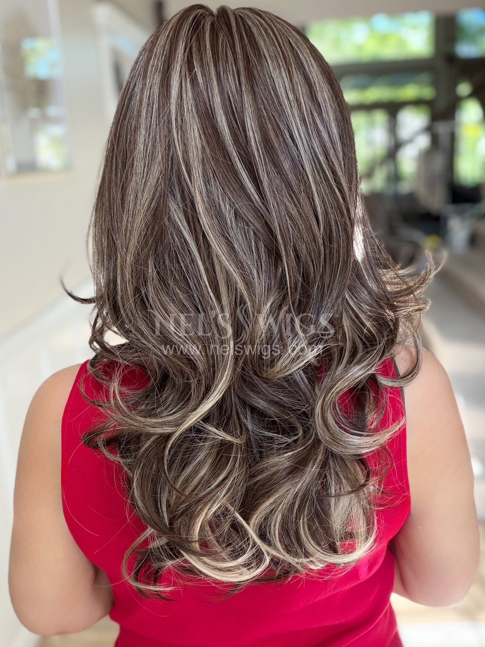 Toronto 02 - Chocolate Brown with Heavy Ashy Neutral Blonde Highlights