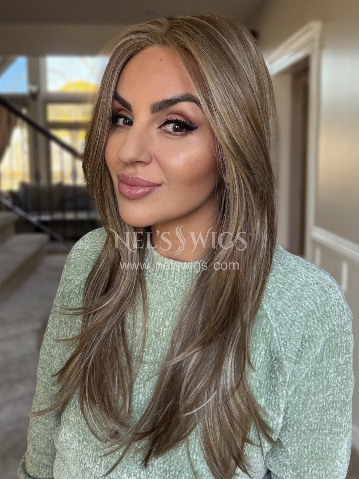 Shara 02 - Monofilament - Light Brunette & Blonde Mix