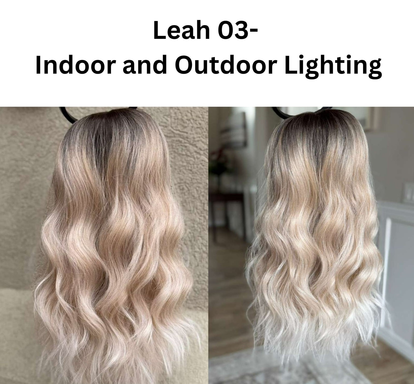Leah 03 - Champaign Blonde with Icy Vanilla Finish