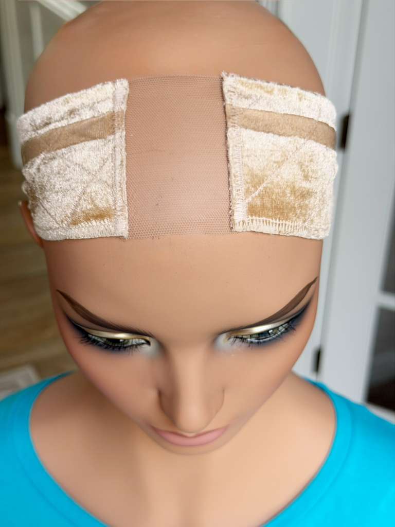 Reusable Wig Grip with Silicone (Beige & Brown)