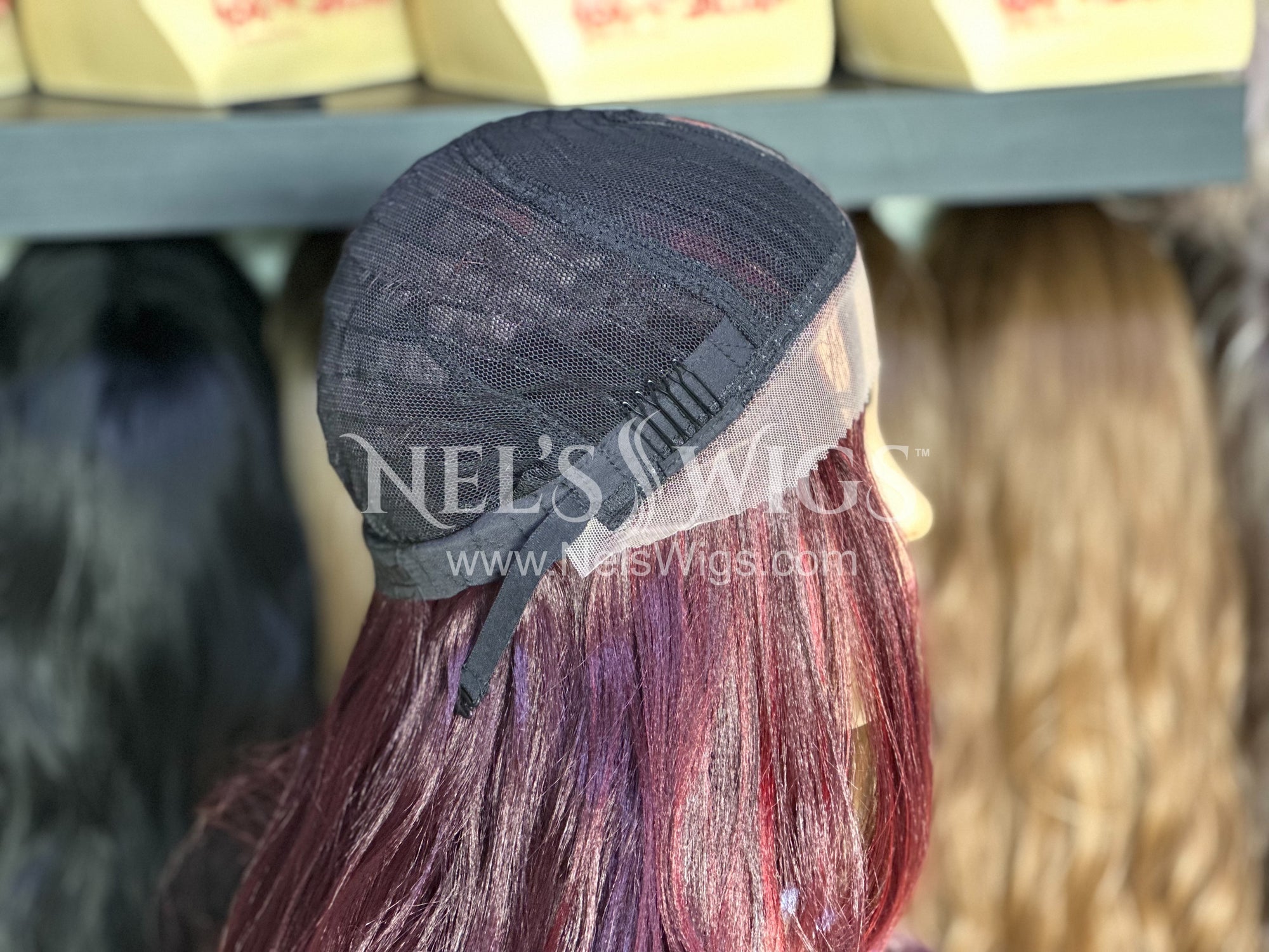 Kelsey - Maroon with Highlights