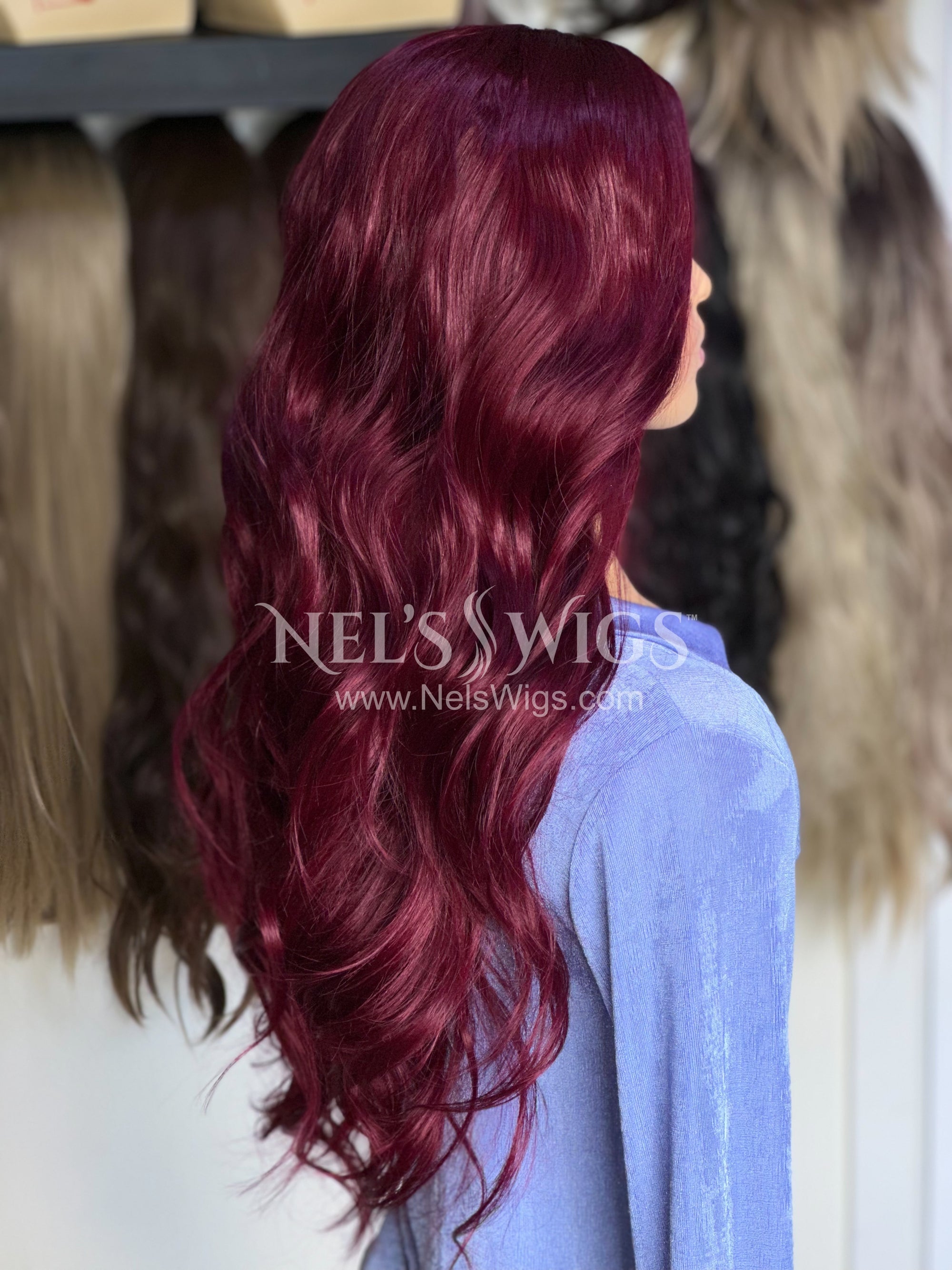 Kelsey - Maroon with Highlights