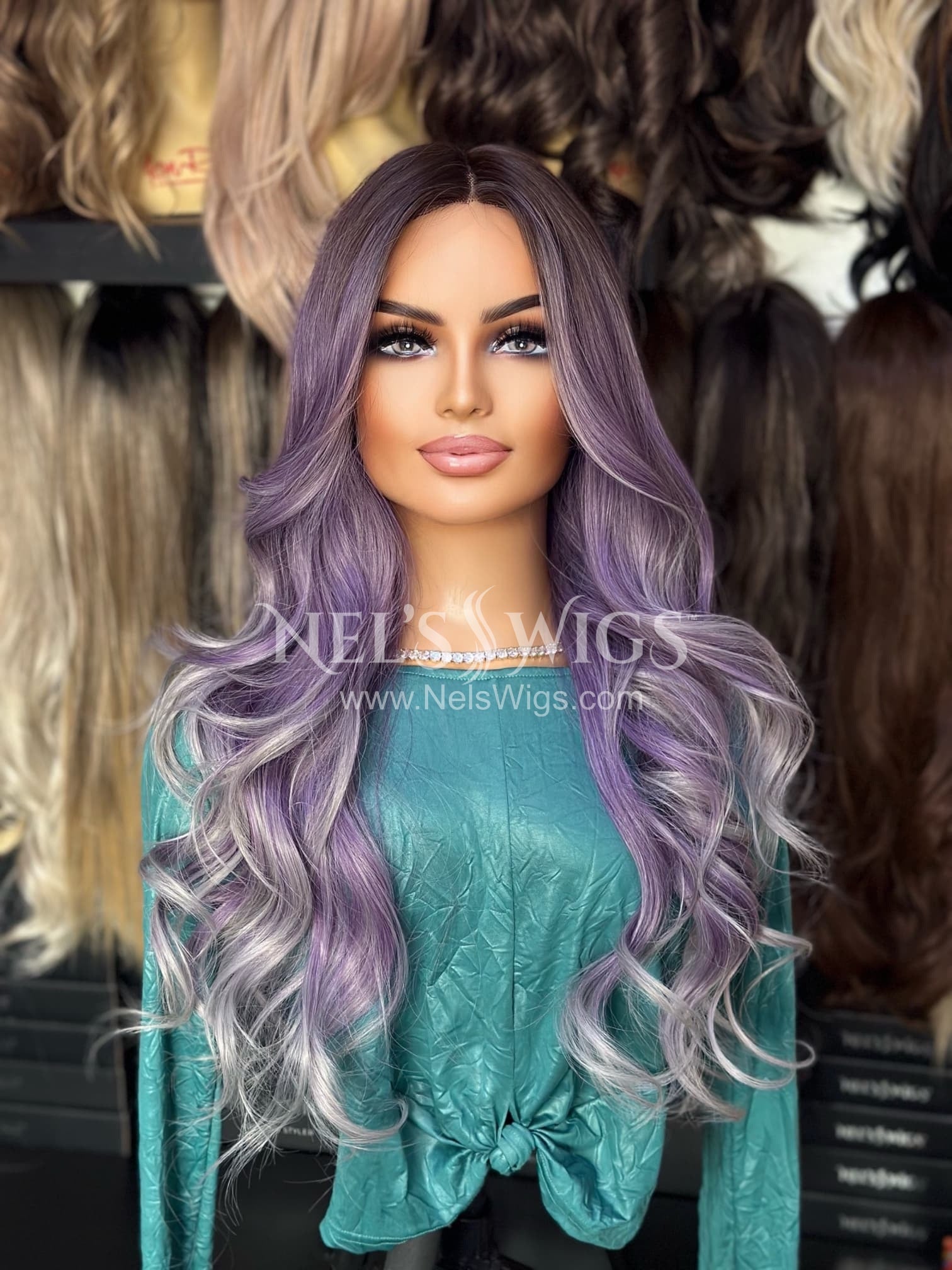 Lavender Purple Nel s Wigs